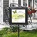 GiftsForYouNow Personalized Planted in Loving Memory Garden Stake, 28 x 8.5 Inches Butterfly