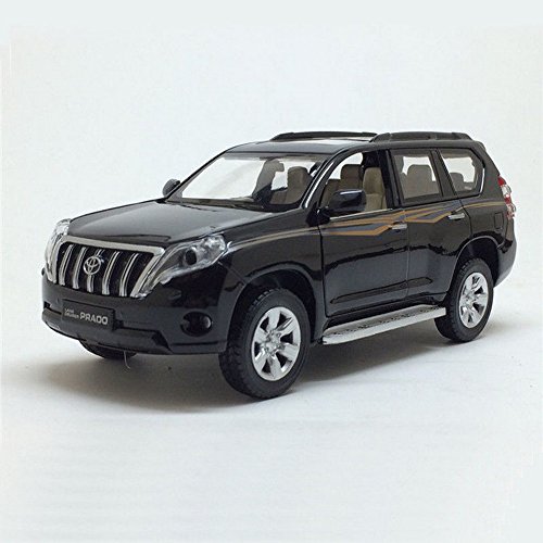 Toyota Land Cruiser Prado Suv 1 32 Diecast Model Car Toys Sound Light Black Gift Buy Online In Indonesia At Desertcart Id Productid 53571534