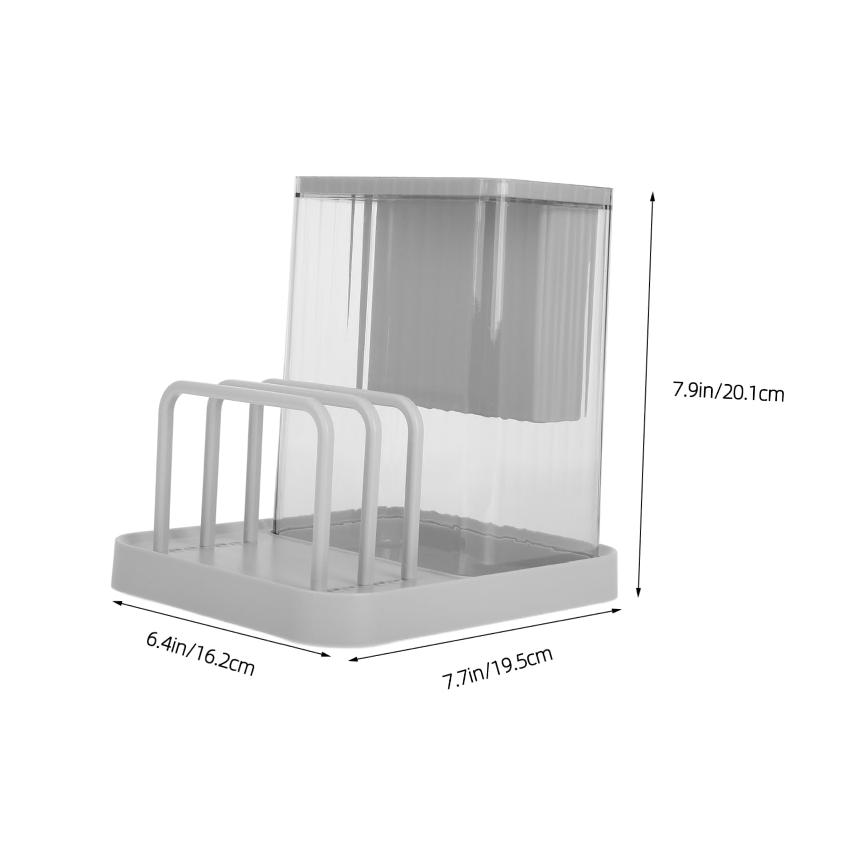Garneck Kitchen Storage Rack Pot Lid Organizer Knife Holders for Counter Dish Rack Cutting Board Storage Pan Holder