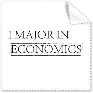 Quote I Major in Econocs Cleaning Cloth Phone Screen Glasses Cleaner 5pcs