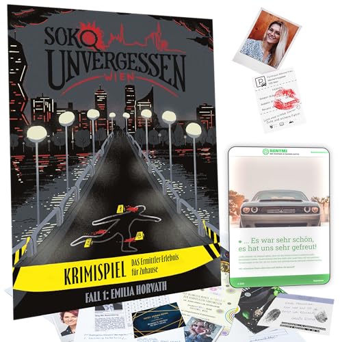 SOKO Unvergessen | Der 1.Fall: TOD EINER STUDENTIN - Das mitreißende Krimi-Ermittler-Erlebnis für Zuhause, Krimispiel, Detektivspiel, Mordfall lösen