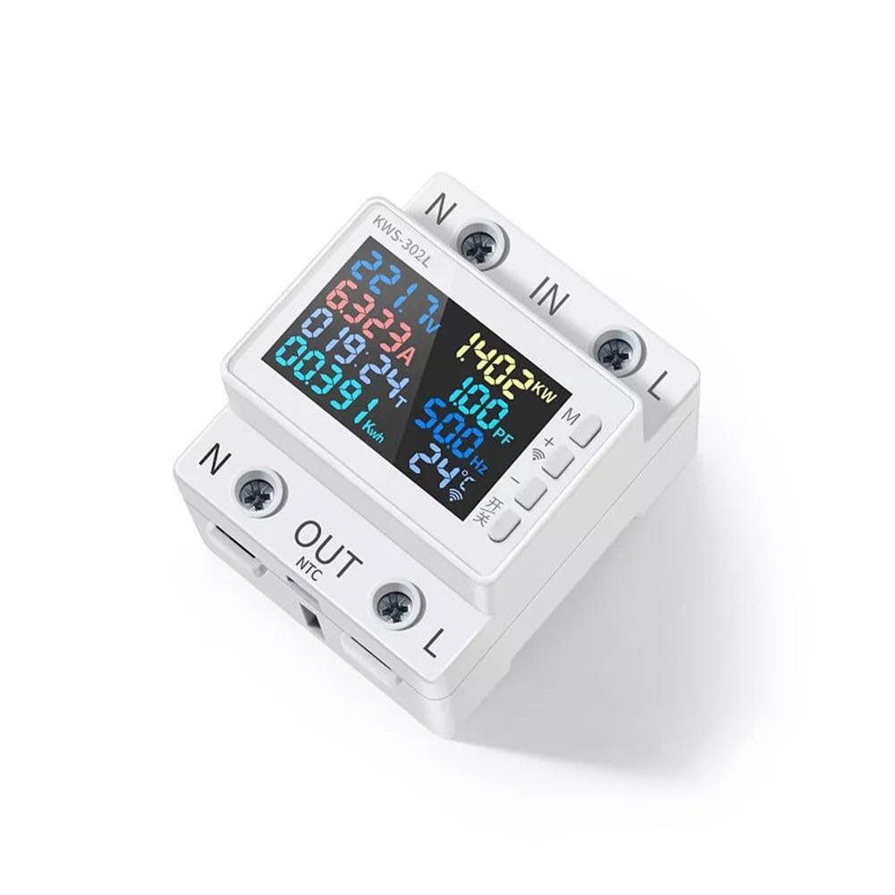 Compteur d'énergie numérique LCD KWS-302WF voltmètre AC - 6