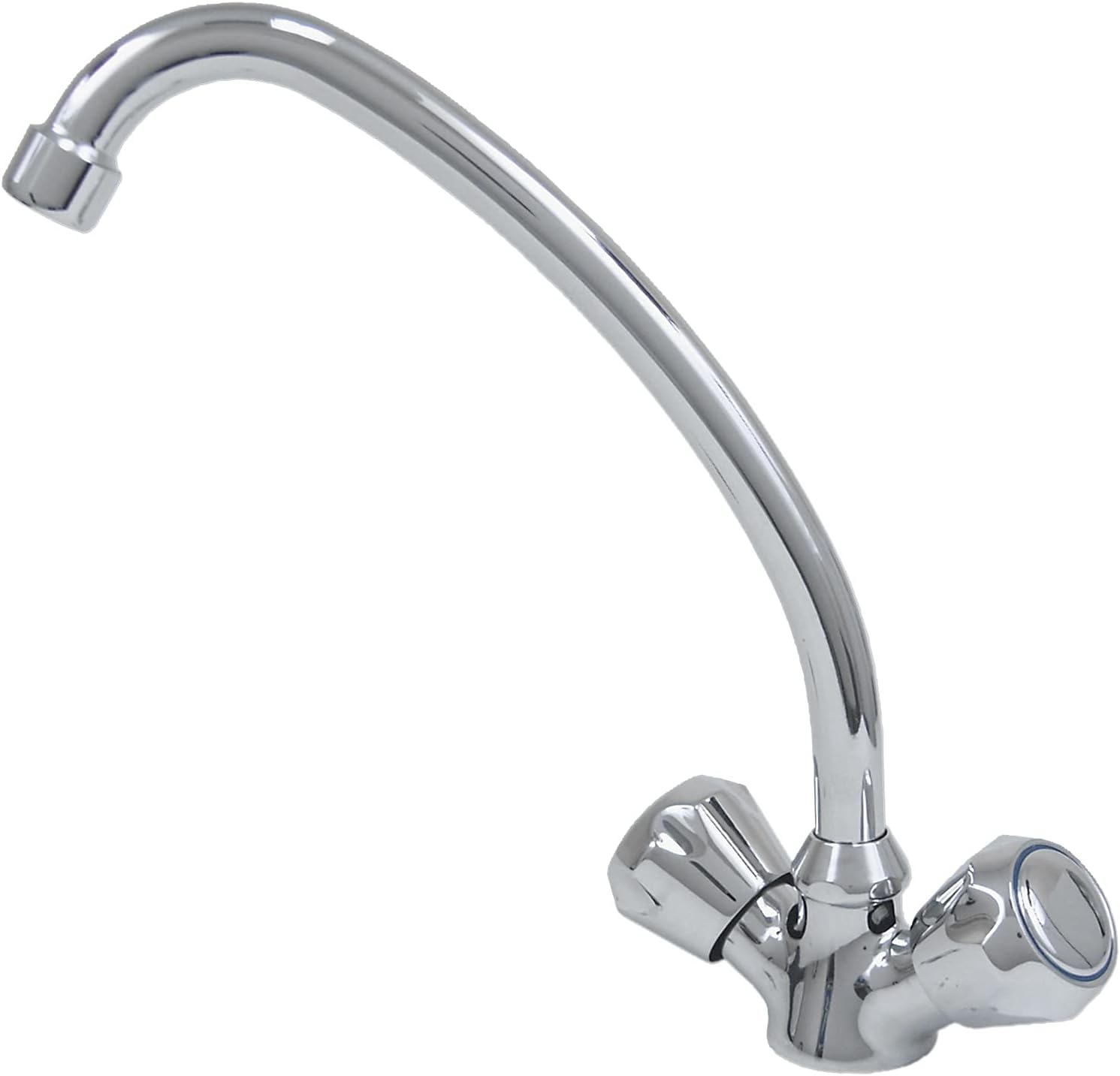 Scandvik Galley J Spout Faucet, Chrome, 10438P