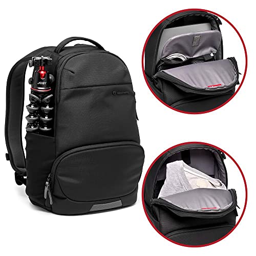 Mochila para cámara réflex portátil sin espejo Manfrotto Advanced Active III con trípode 6