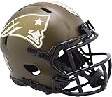 New England Patriots Riddell 2022 Salute To Service Speed Mini Helmet - NFL Mini Helmets