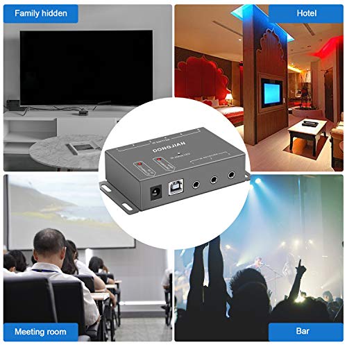 Dongjian Infrared Remote Control Extender Kit Infrared Repeater System Ir Repeater Kit Control Multiple Devices Hidden Ir 2 In 8 Out Support 20Khz-60Khz thumb #6