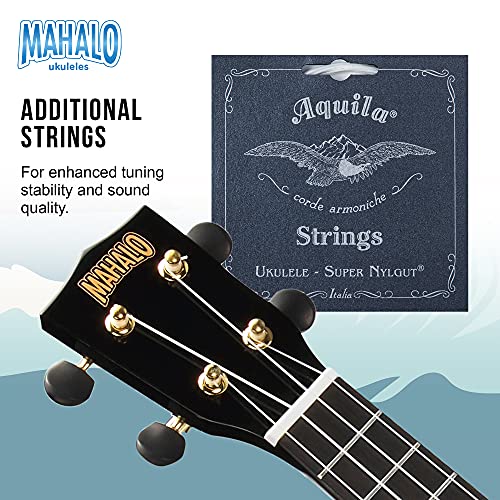 Mahalo Ukuleles Rainbow Series (MR1BKK) Ukulélé droit à 4 cordes Noir Soprano - Les Beatles, Paul McCartney, John Lennon, RIngo Starr, George Harrison Mahalo Ukuleles Rainbow Series (MR1BKK) Ukulélé droit à 4 cordes Noir Soprano – Image 7