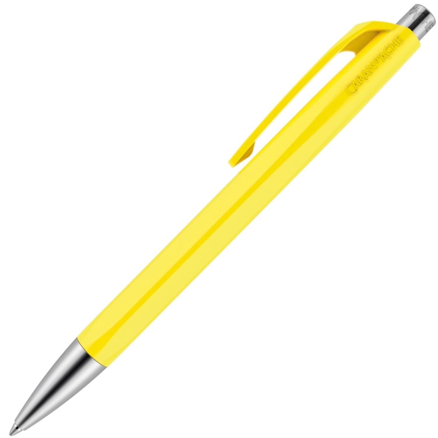 Amazon.com : Caran Dache Ballpoint Pen, Lemon Yellow, with