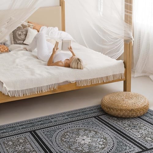 Tapis en vinyle entretien facile lavable pour simplifier votre ménage - 3