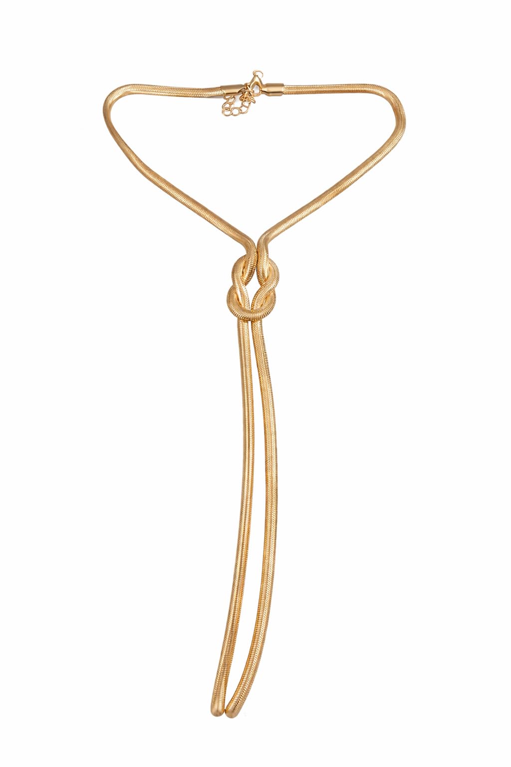marmoris ecom Anti-Tarnish Gold Plated Pendant Necklace for Women & Girls | Adjustable Lariat Style | Elegant Gold Finish | Lightweight Jewelry For Daily-picture-54
