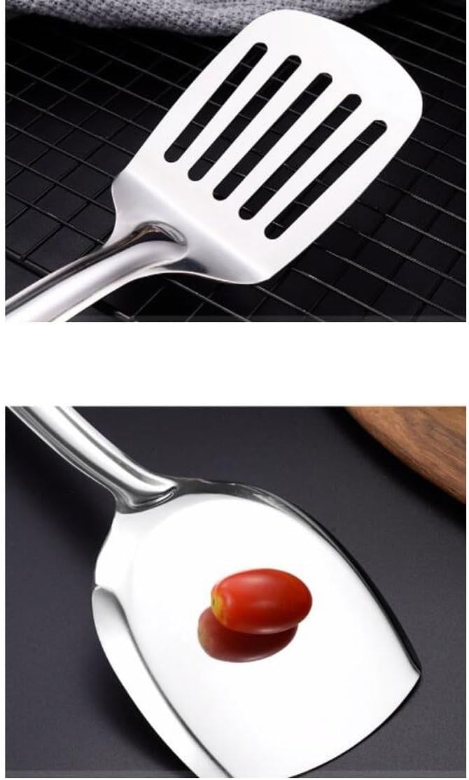 Cookware Dining 6 Pieces Spoons for Cooking Spatulas Cooking Utensils Sets Stainless Steel Spatulas Spoons Kitchen Tools (Blue)