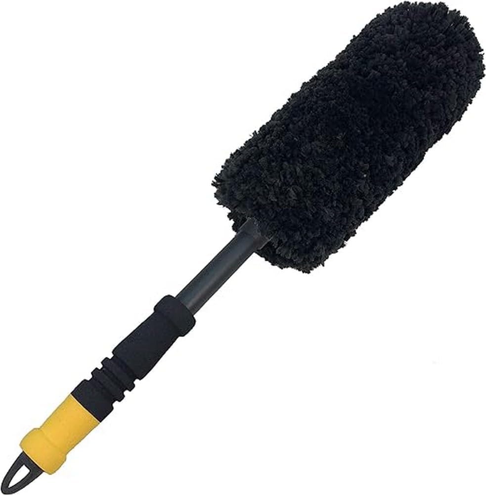 Meguiar's X1901EU Brosse Roue Microfibre Supreme, Grande, Nettoyage Roue Sûr - avec Nettoyant Roue Ultimate All Wheel Cleaner