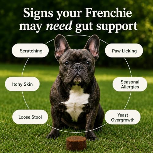 Frenchie Health co 8 in 1, Daily Multivitamin Chews for French Bulldogs - 1