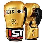 AUGYM Guanti da Boxe, Guanti da Allenamento per Uomo per Bambini Bambini, Boxe Combattimento Guanti per Sparring, Sport, Muay Tailandese, Protezione da Polso,Nero,8oz
