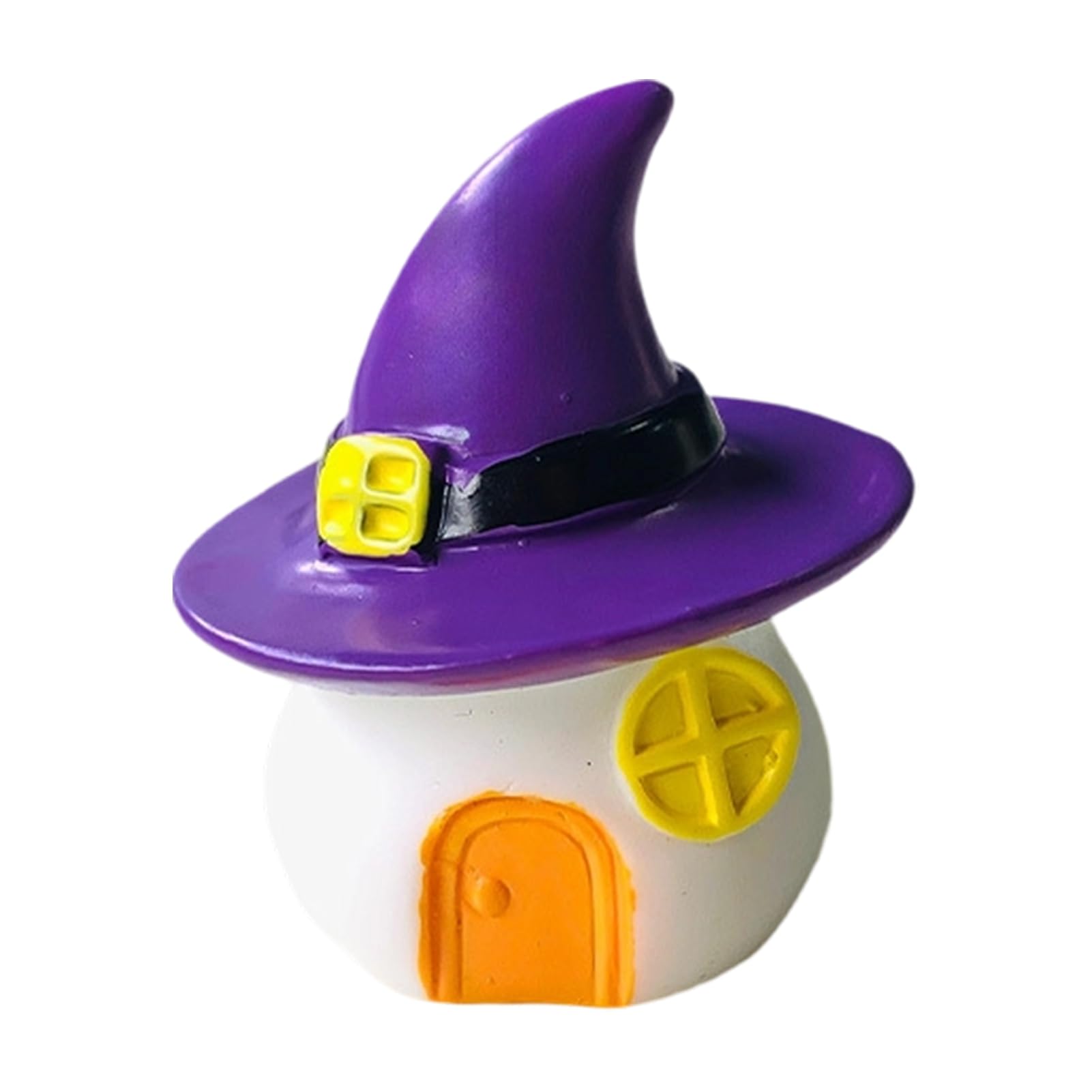 Pasisuu Halloween Mini Resin House Ornaments, Cute Pumpkin/Wizard Hat/Carrot Cabin Figurines for Micro Landscape Succulents Pots Fish Tanks Decors And DIY Art Crafts [object Object]