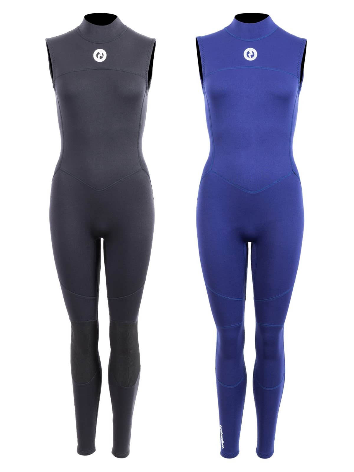 Womens Thunderclap 2.5mm Sleeveless Neoprene Wetsuit for Swimming/Surfing/Watersports (Small, Navy)