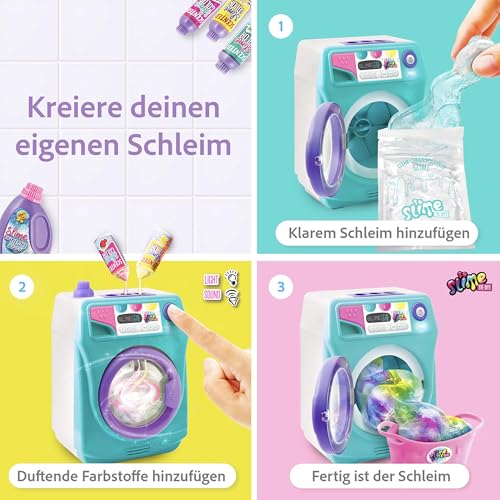 Canal Toys - So Slime SSC 134- DIY Tie Dye Slime with Washing Machine Mixer, Make Your own Scented Slime with The Tie Dye Slime Machine, 6 Slime Set, Mehrfarbig