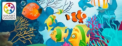 SmartGames - Coral Reef, Magnetic Puzzle Game with 48 Challenges, 4+ Years