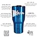 RTIC Personalized Tumbler 20 oz Blue Translucent Engraved Customized Cup Gift Stainless Steel Insulated Travel Mug with Splash Proof Lid