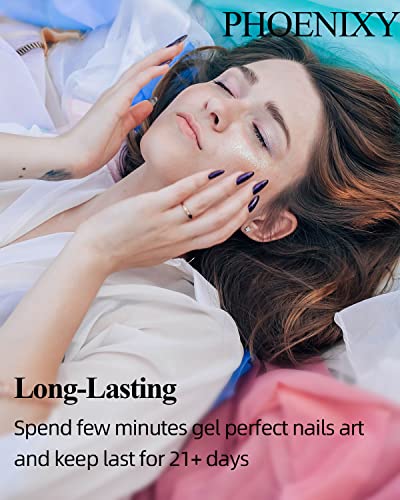 Phoenixy Gel Nail Polish, 24pcs Gel Polish Set Soak Off Nail Polish Starter Kit Nail Varnish Sets Base Top Matte Coat Manicure Kit Gifts for Women - Image 2