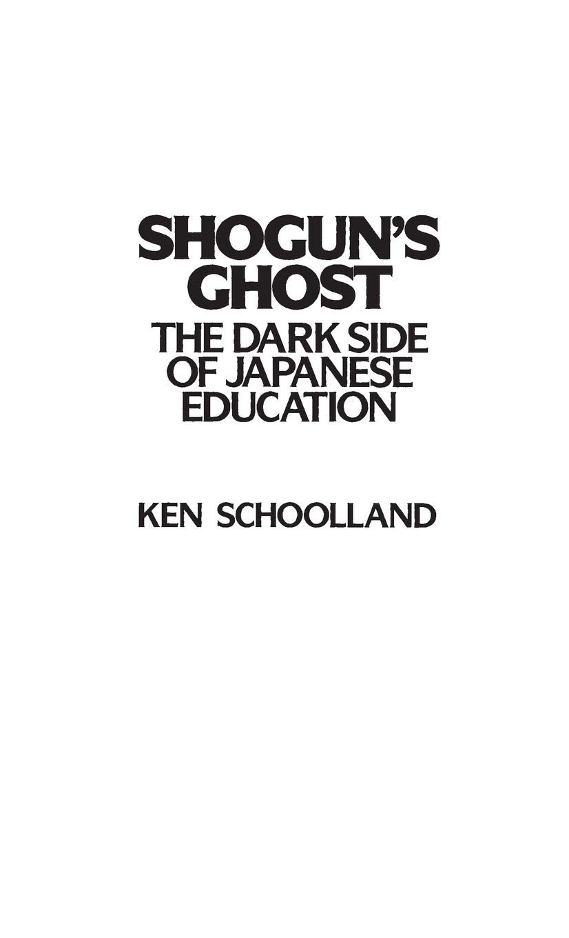 Shogun's Ghost: The Dark Side of Japanese
