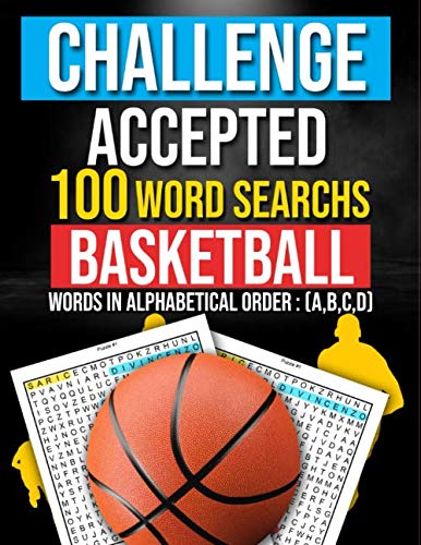Challenge Accepted 100 Word Searches Basketball: With Large Print Puzzles