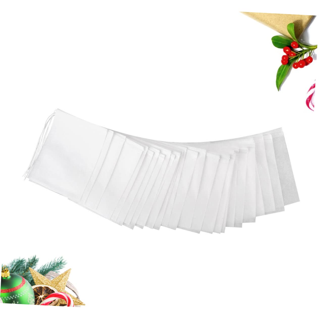 Amosfun 3 Juegos Bolsitas De Té Con Cordón Filtro De Té Bolsas De Filtro De Café Filtros De Té Vacíos Canvas Bag Infusor Te Pack De Te Bolsa De Té Bolsitas De Té Para Té Suelto 200 Uds * 3