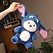 Bilibang Cartoon Plush Cross-Dressing Teddy Bear Plush Toy, Cute Teddy Bear with Removable Stitchhat (Blue StitchBear, 11 inch / 0.5 lb)