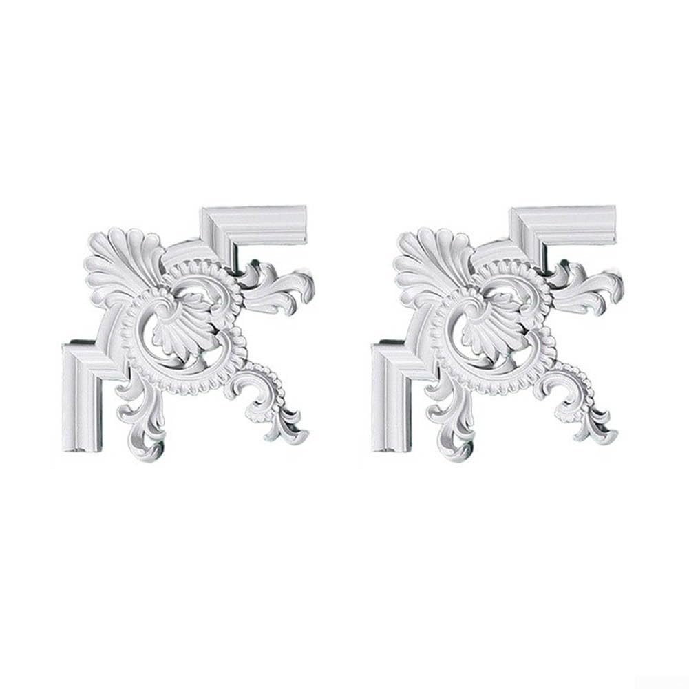 Pièce d'angle ornementale polyuréthane décor de plafond et moulure de porte