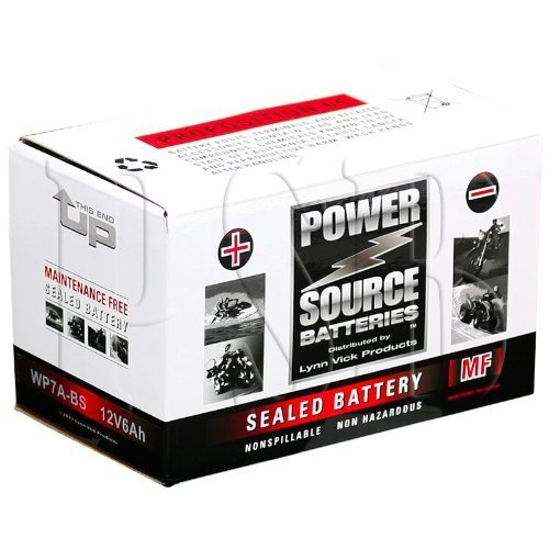 Ytx7A-Bs, Ytx7Abs, Gtx7A-Bs, Ptx7A-Bs Replacement Battery 90Cca High Performance Wp7A-Bs Sealed Agm For Honda, Kawasaki, Kymco, Kasea, Suzuki, Sym, Yamaha, E-Ton, Aprilia Motorcycle, Scooter, Atv, Quad #TOP1