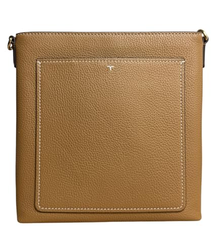 Tory Burch Women's 15630 Thea Swingpack Pebbled Leather Crossbody Shoulder Bag, (Tiramisu)4