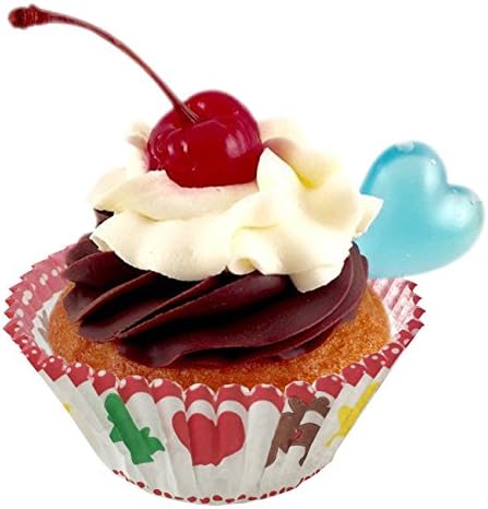 DEWKER 100 Pieces Christmas Baking Cups Cases Liners Cupcake Muffin Paper Premium Disposable for Special Holiday Elk Design