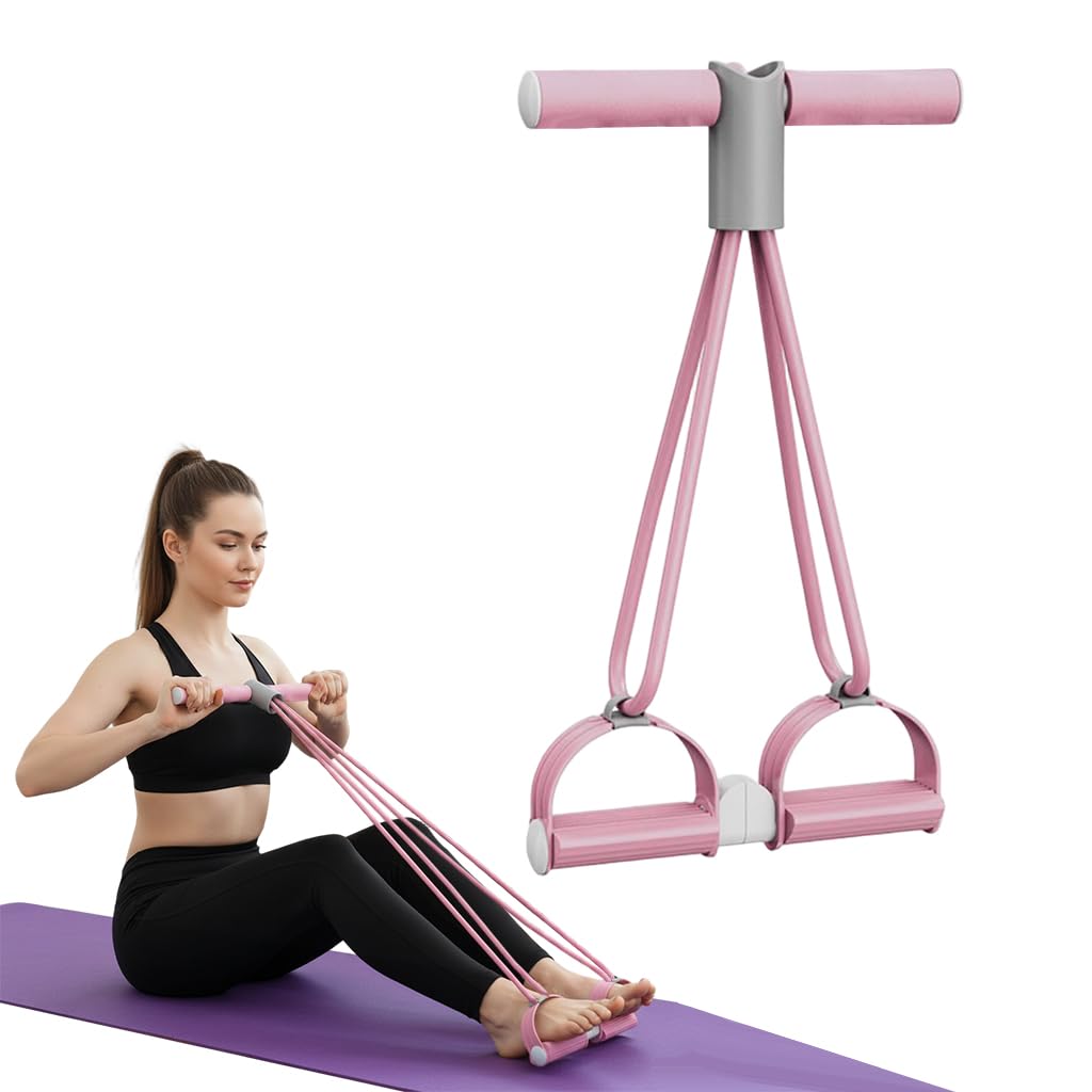 Proberos® Multi-Functional Resistance Band Device for Home Fitness, Pedal Resistance Bands & Sit-Up Assist Equipment for Ab, Arm, and Leg Workouts-image-9