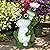hismocal Solar Frog Statue Garden Decor Outdoor Figurine Lights Solar Garden Frog Decor Art Housewarming Gift for Patio, Yard, Lawn Ornament- Gifts for Mom Grandma