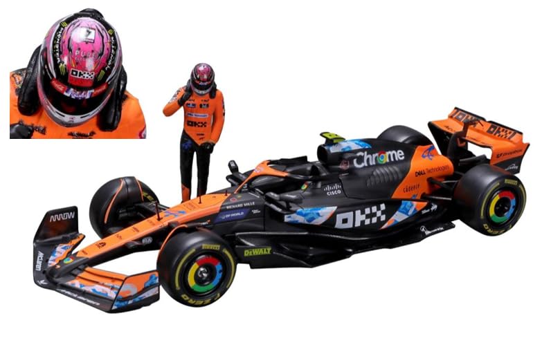 Amazon.co.jp: Bburago 2024年モデル 1/24 F1 マクラーレン MCL38 ＃4
