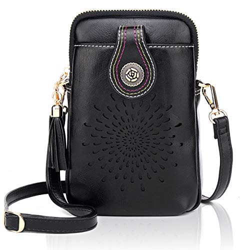Small Crossbody Cell Phone Bag for Women, Girls Mini phone Purse Shoulder Handbag and Wallet
