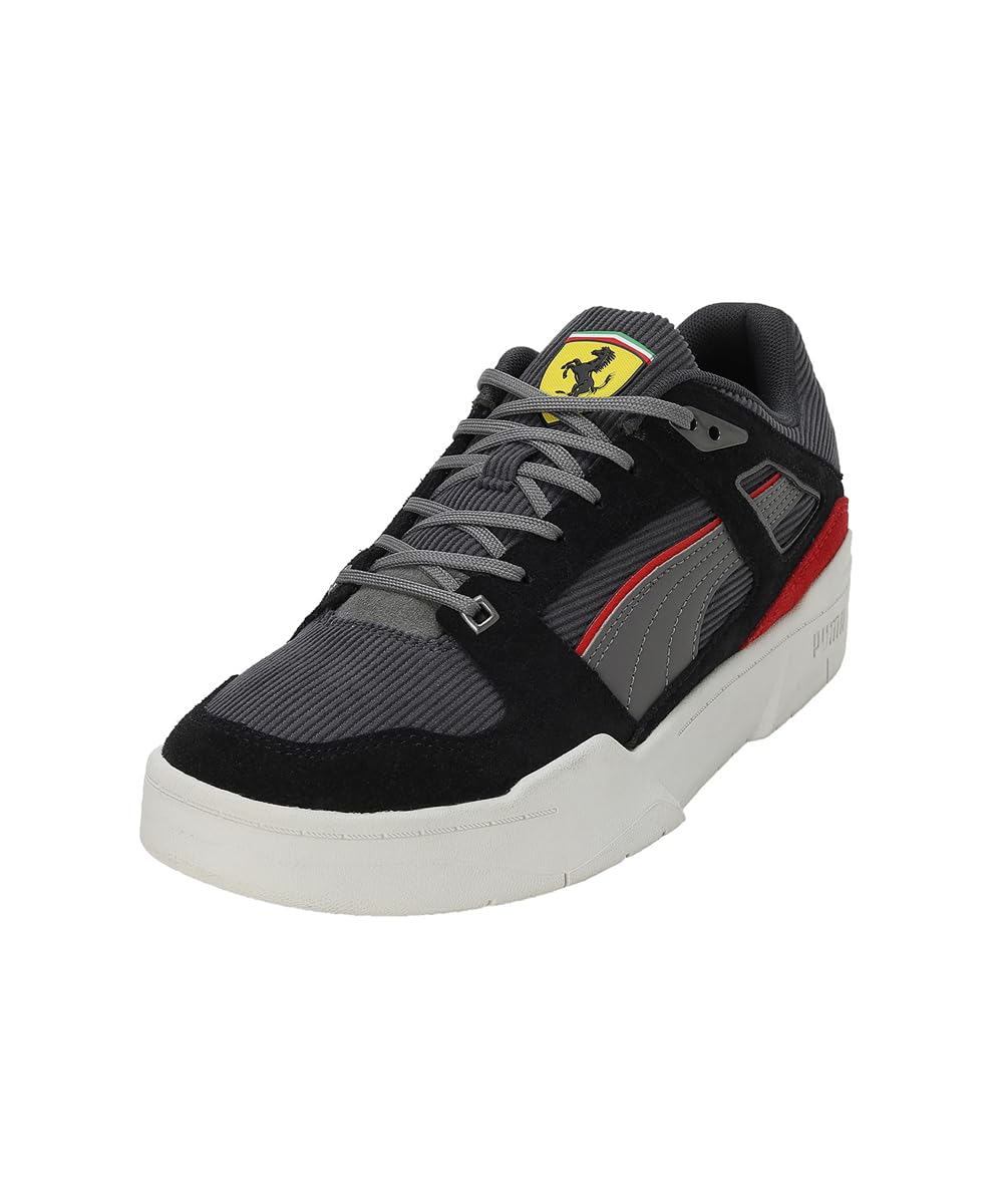 PUMAUnisex-Adult Ferrari Slipstream Smoked Pearl-Black-Warm White Sneaker - 8 UK (30789701)