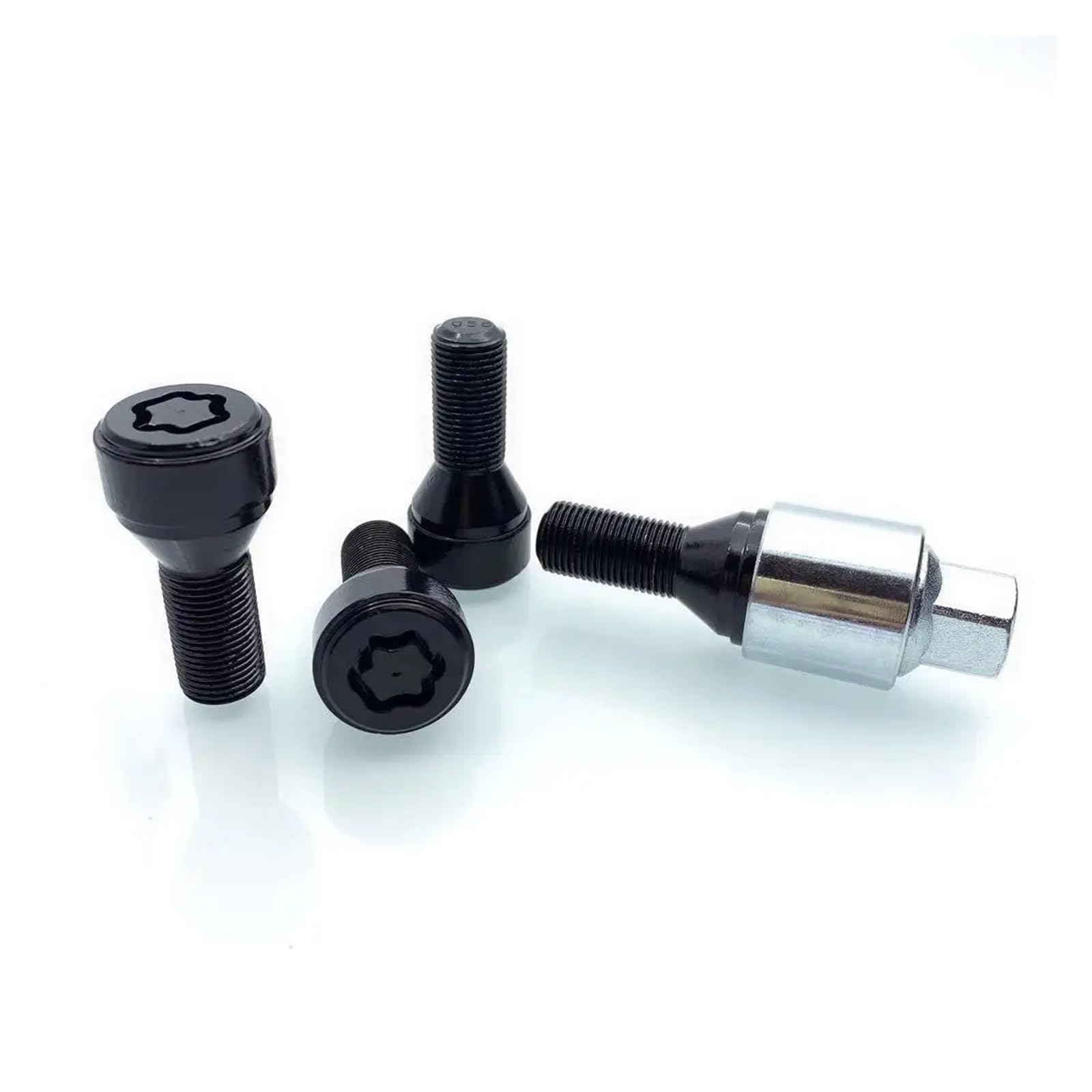4 * M14x1.25 1 Bullone di bloccaggio Ruota Viti antifurto for Pneumatici Dado for 36136792851
