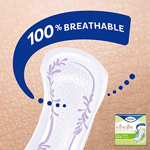 TENA Intimates Ultra Thin Light Pads Regular 30 Count (Pack of 3)