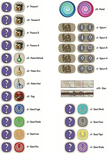Inferno Plastic Token Pack