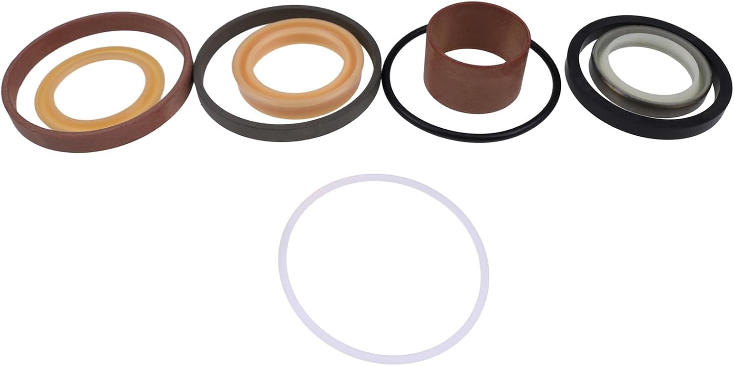 1543256C1 Bucket Tilt Cylinder Seal Kit Compatible with CASE 580K 580SK 590 660 680L 780D 1840 580L 588G 70XT 95XT for New Holland Loader U80 U80B U80C