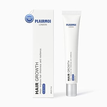 Hair Growth Gel with Biotin, Peptides, Niacinamide & Panthenol Non-Greasy Clear Scalp Serum for Hair Loss & Thinning Leave-In Roll-On Treatment for Women & Men, 1-Pack
