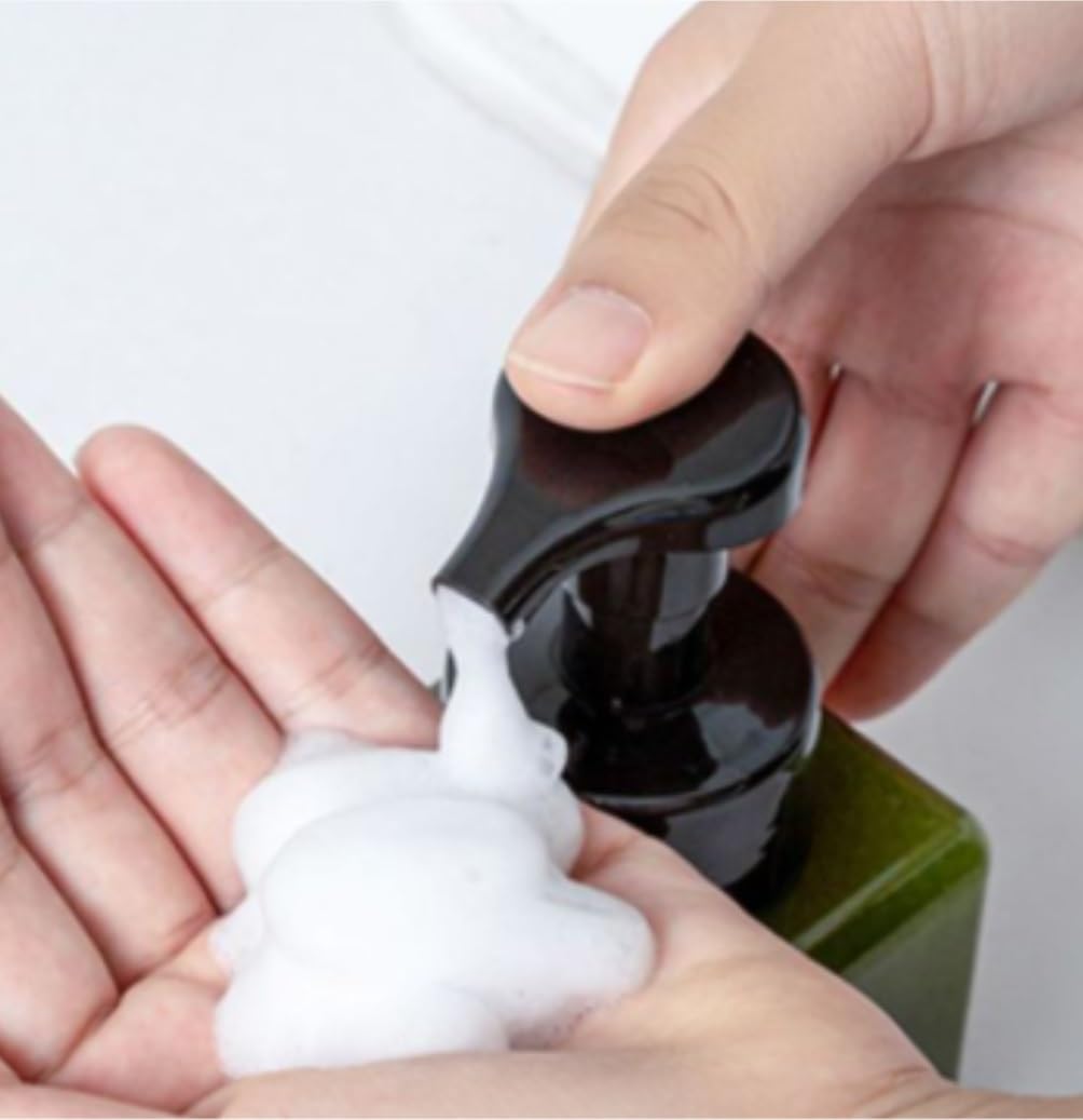 Dispensador Jabon Baño Ducha Dispensador De Jabón Y Loción, Botella Líquido Decorativa Vacía Rellenable con Bomba Dosificador Champu(Grün)