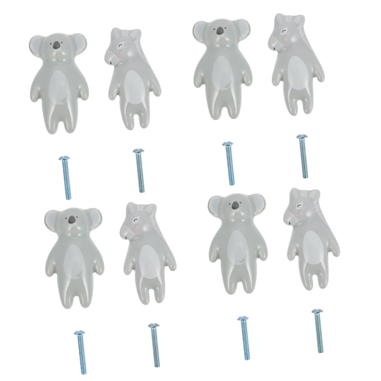 Poignées de céramique animal pour armoire et décoration de la chambre de bébé