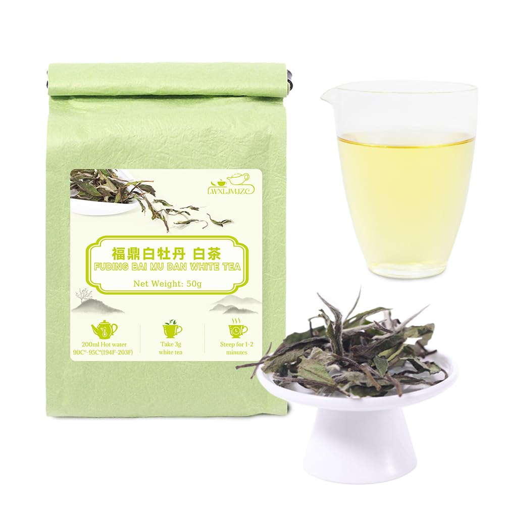 Amazon.co.jp: 50g 福鼎白牡丹白茶 抗酸化物質を豊富 無農薬 美肌茶