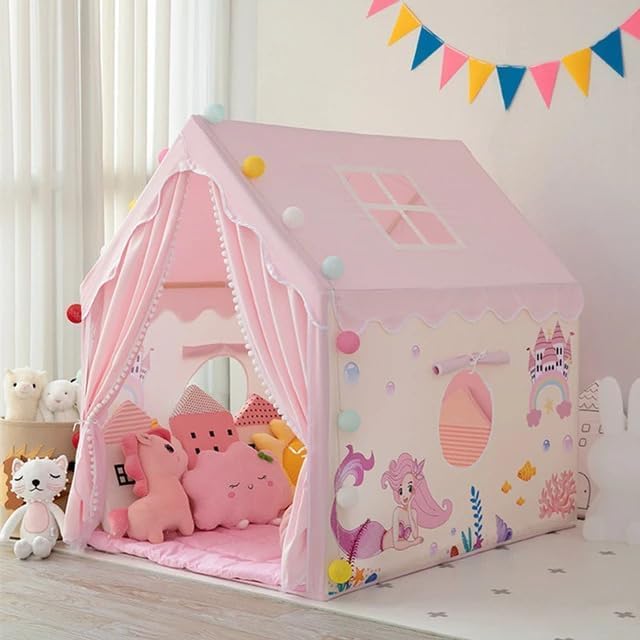 Gurukrupa international, Castle Colorfull Kids Play Tent House for 3-13 Year Kids Girls and Boys Multi Color. (PNK JP) (B0CRVMNDQR) Amazon Price History, Amazon Price Tracker