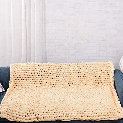 Grobes Garn, 500 g, dicke Garnkernfüllung, Baumwollkern, handgestrickt, maschinelung, Baumwollkern, handgestrickt, maschinenwaschbar, nicht haarwaschbar, grobes, weiches Garn (Farbe: 02) (7)