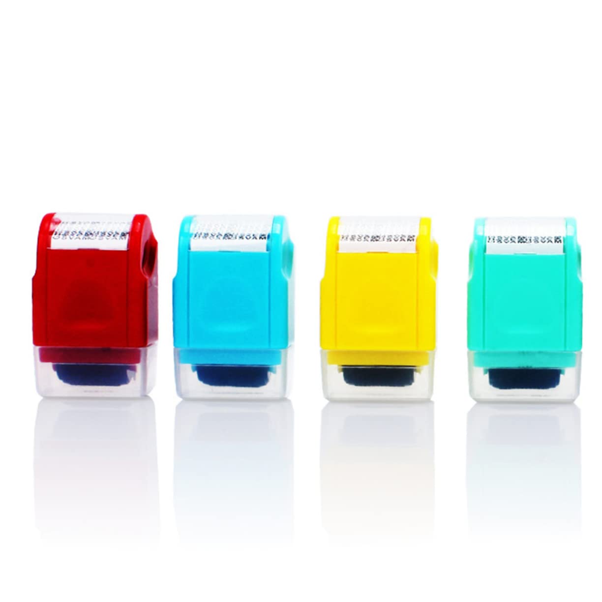 NUOBESTY 3 Pezzi Timbro A Autoinchiostrante Mini Timbro Di Sicurezza Per Ufficio