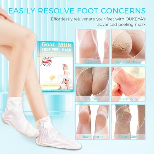Foot Mask 3 Pairs: Dermatologically Dry Dead Skin for Baby Soft Feet Foot Mask for Dry Cracked Feet Athletes Foot Treatment - Image 4