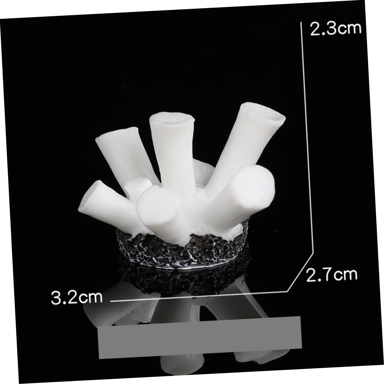 Mikikit Artificial Aquarium Coral Decor 10pc Set Resin Fish Tank Ornaments for Home or Restaurant Random Style